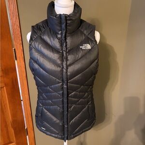 The North Face Black Quilted Puffy Vest